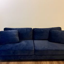 Dark blue Velvet Couch