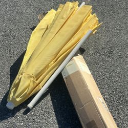 Open Box New Patio /beach 7-1/2 Feet Umbrella NEVER BEEN USED 