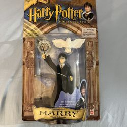 ⚡🪄 2001 Harry Potter Figure ✨ Sorcerer’s Stone Mattel • NEW Sealed w/ Hedwig
