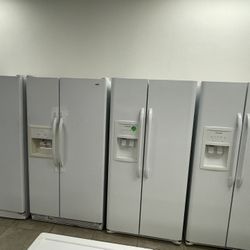 White Refrigerator Liquidation 2-door side by side