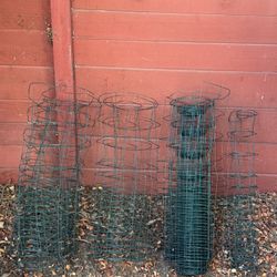 Green Wire Garden Fencing