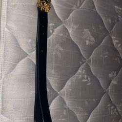 La Medusa Leather Belt Versace