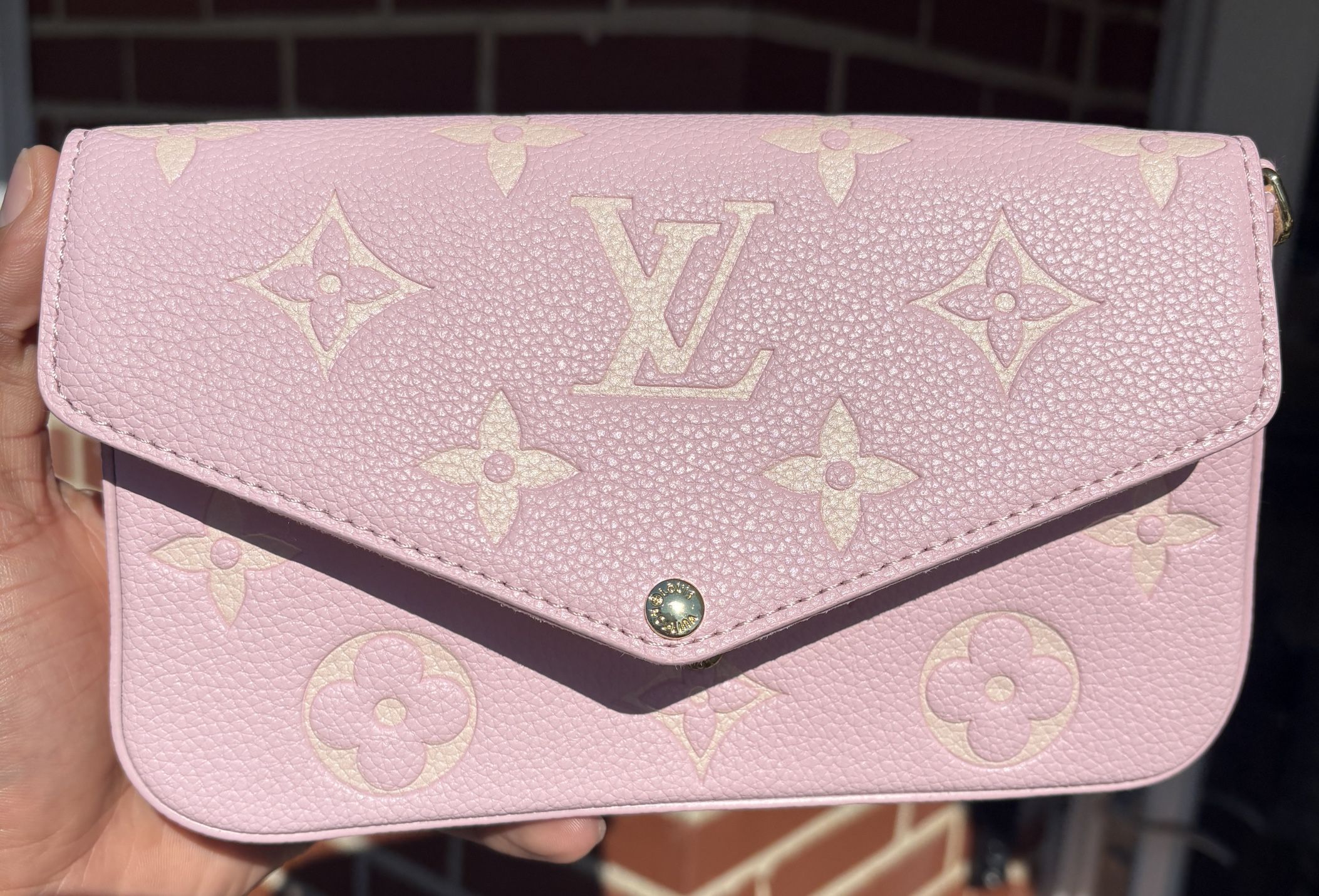 Pink Crossbody Purse + Wallet Set – New