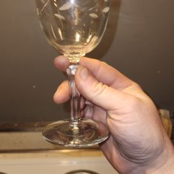 Set Of 4 Vintage Hand Made Goblets