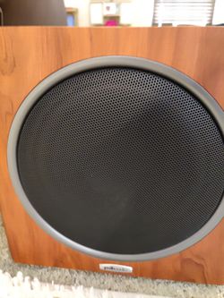 10" POLKAUDIO SUBWOOFER Mint, just need an amps changed