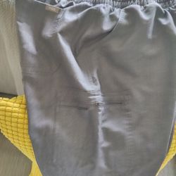 Figs Grey scrubs large petite