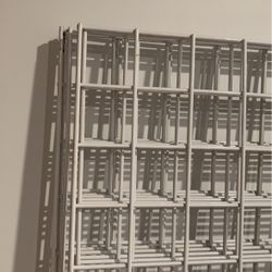 Six 2’ x 6’ Heavy  Duty Grid Panels Plus Hangars