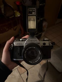 Canon AE-1 35mm Film Camera with 50mm Lens