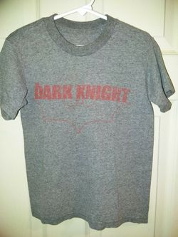 Boys Dark Knight shirt size is XS (5)