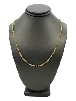 10K Yellow Gold Rope Chain | 22" | 3.4g