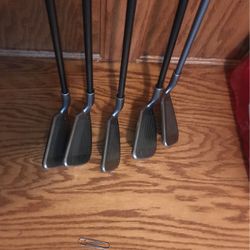 Ping IST-K 6-7-8-9-PW Blue Dot Irons With Stiff Graphite Shafts