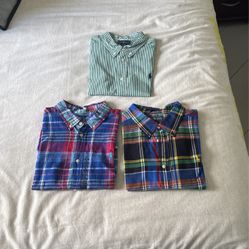 3x Ralph Lauren Shirts 18/20 XL 