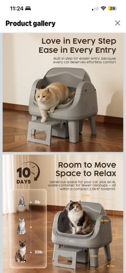 Self Cleaning Cat Litter Box