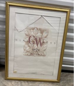 Classic Wood 18x24 Gold Poster Frame