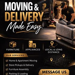 Moving pool table, appliances, pallets, Cabinets 