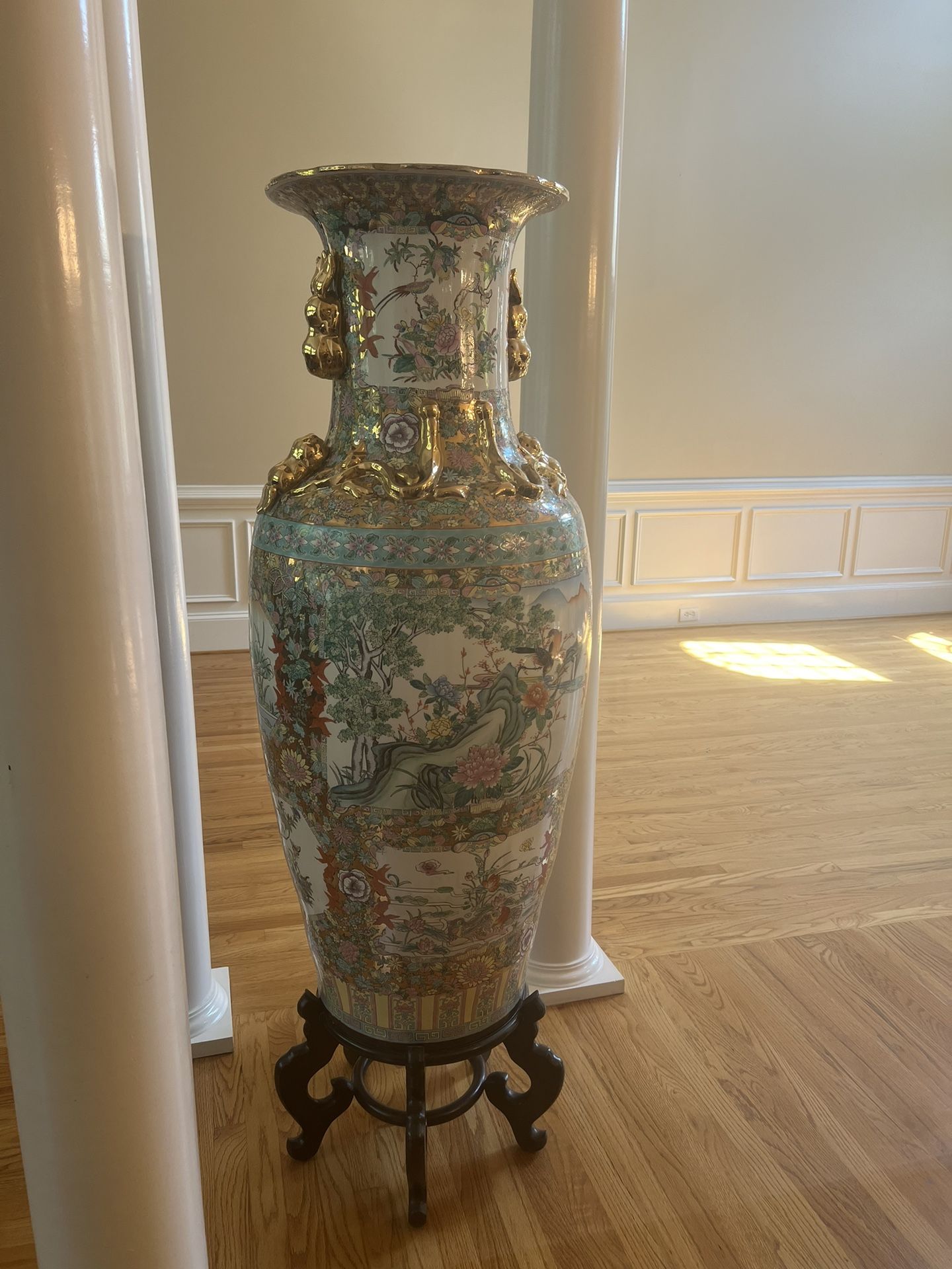 Beautiful Extra Large Vase Hand Painting for Decorations Display 