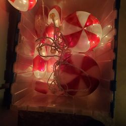 Vintage Blow Mold Candy Cane 🍬
