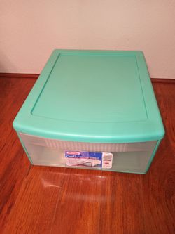 Sterilite plastic storage bin