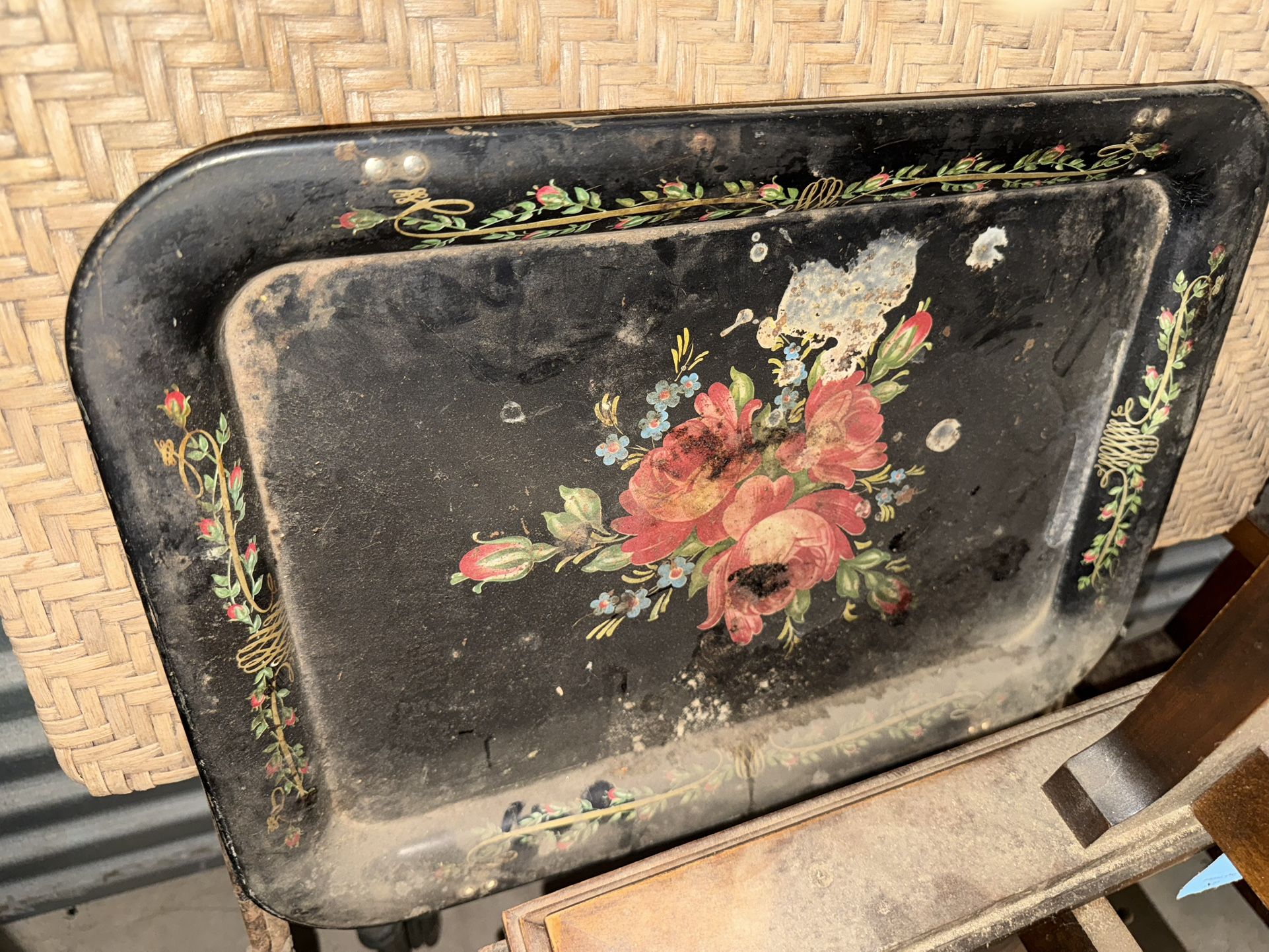 Antique TV tray