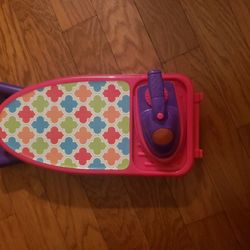 Iron Board, Iron With Noise And A Spray Bottle 