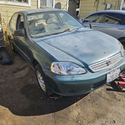 99 Honda Civic Parts Fit 96 To 2000 No Motor No Transmission No Cat LOCATED NEAR HOLLISTER 