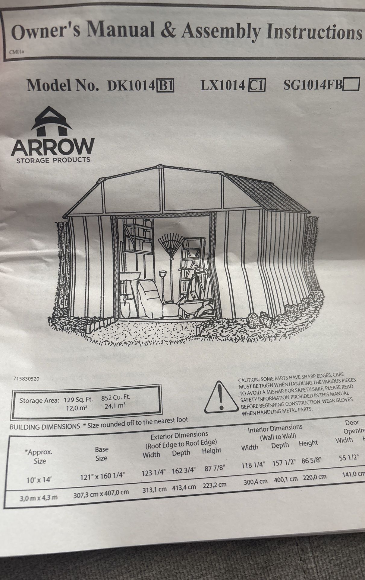 Metal shed for backyard