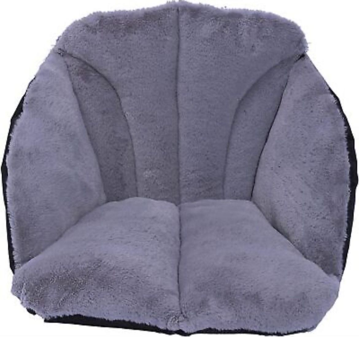 Warm and Comfortable WheelChair Cushion, Plush One-Piece Office Desk Seat Pad with Backrest Support,