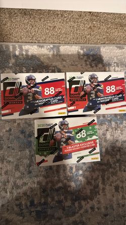 2020 NFL Donruss Blaster Box Lot of 3