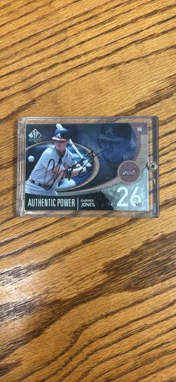 Chipper Jones In-person autograph
