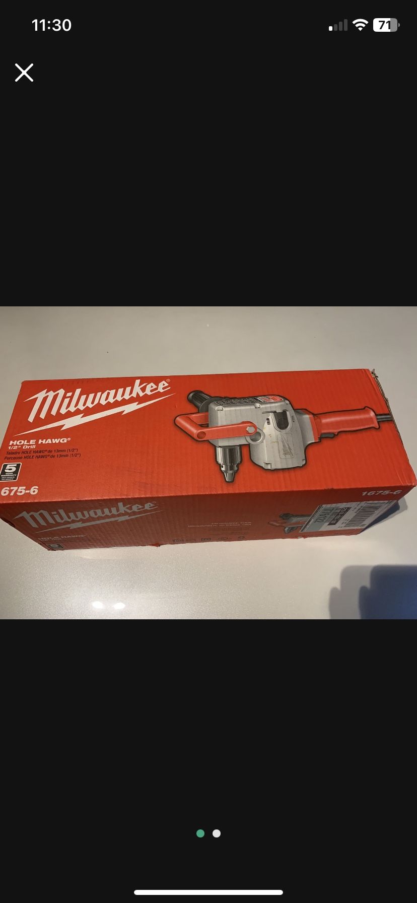Milwaukee 7.5 Amp 1/2 in. Hole Hawg Heavy-Duty Corded Drill