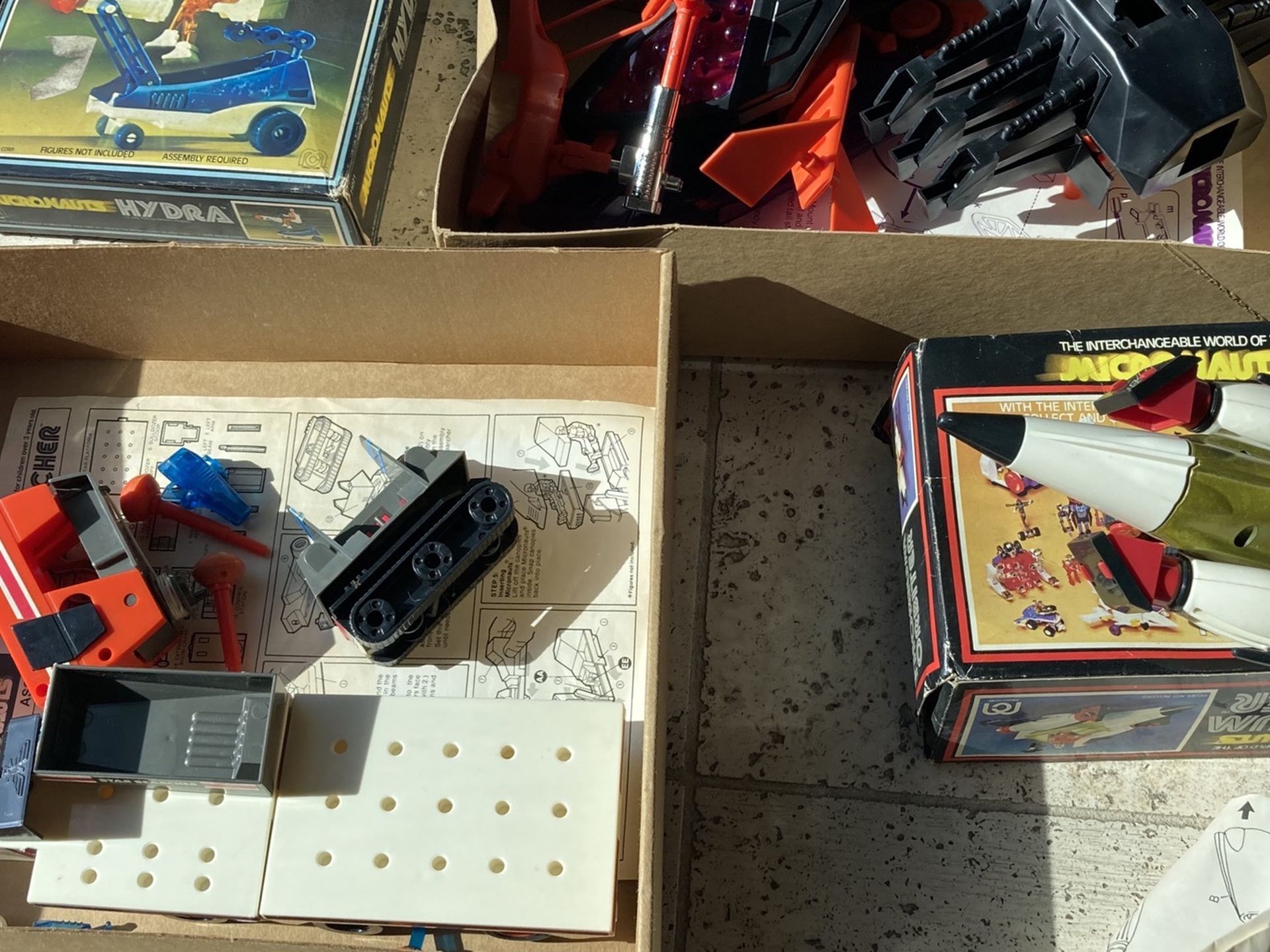 Vintage old collection of MEGO micronauts late 1970s for action figures 