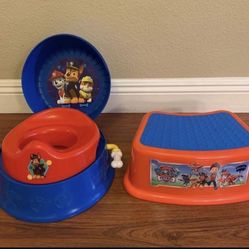 PAW 🐾 PATROL POTTY 🚽 TRAINING AND STEP STOOL 