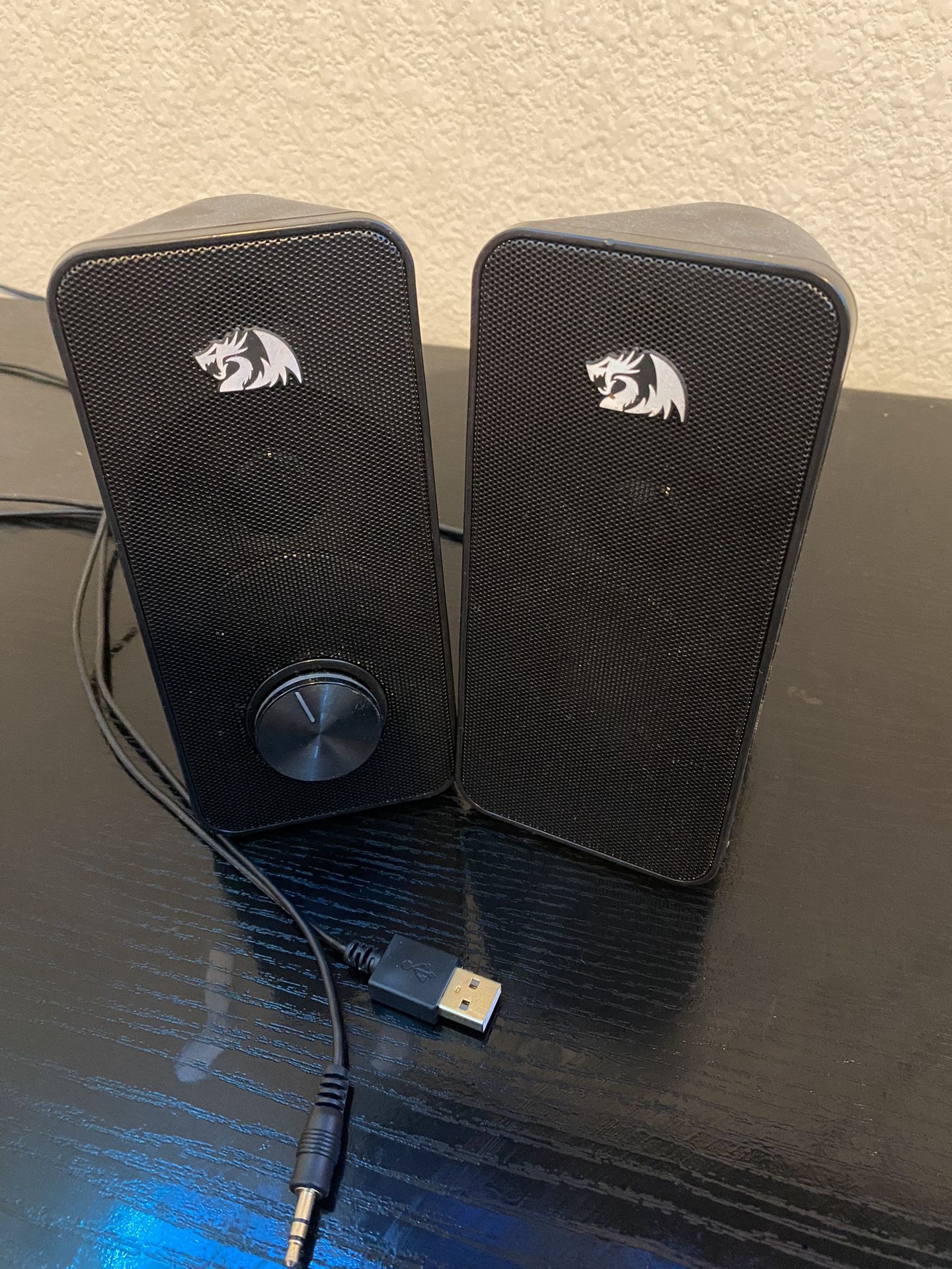 Twin Mini Speakers (LED)