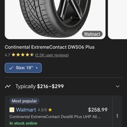 1 NEW continental Extremecontact 245/35ZR19