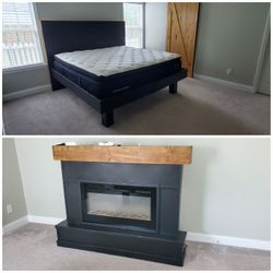 Solid Wood King Bedroom Set – Custom Build with Premium Mattress
