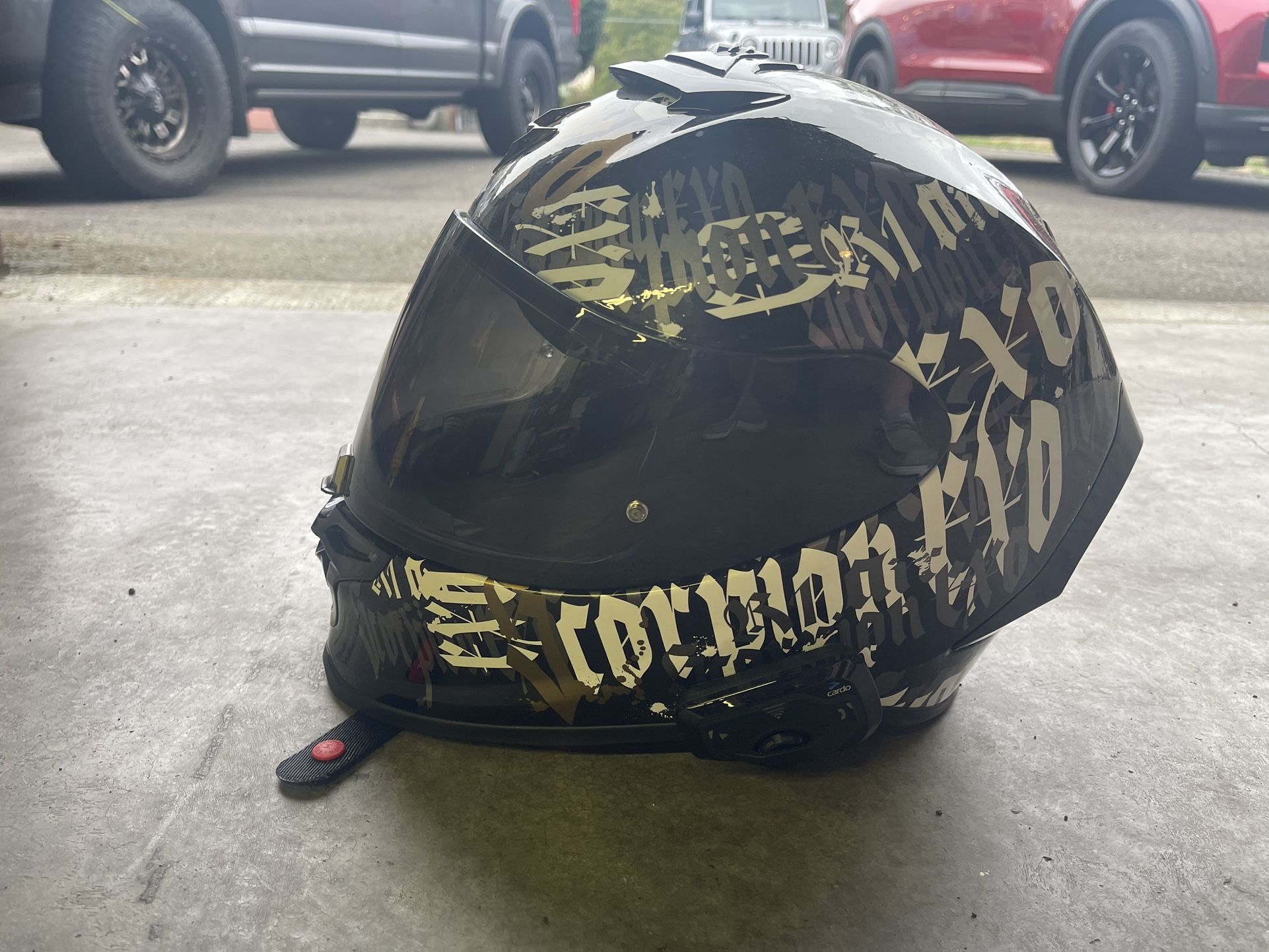 Motorcycle Helmet with Cardo