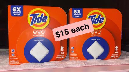 Tide Evo detergent tiles