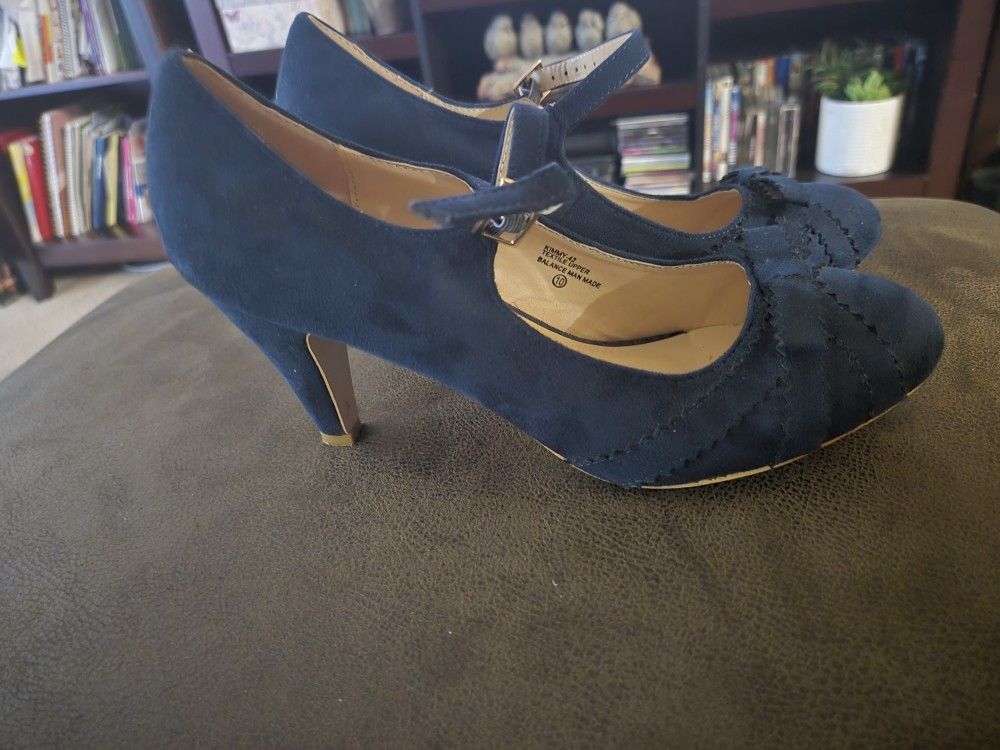 Blue High Heels