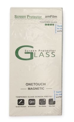 AmFilm Screen Protector GlassTempered)  Onetouch Magnetic For iPhone 15 Plus ( 3 Pack )