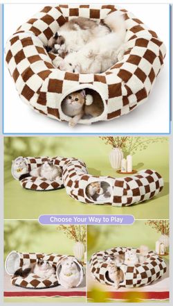 Cat tunnel bed