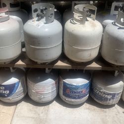 BlueRhino, AmeriGas, And Blank Propane Tanks