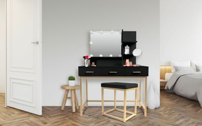 Atlantic - Adeline Vanity with Mirror and LED Lights (NIB)