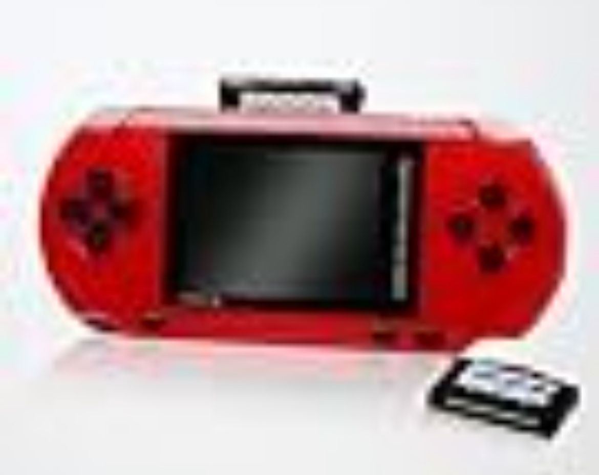 NEW-Red Handheld Game Console