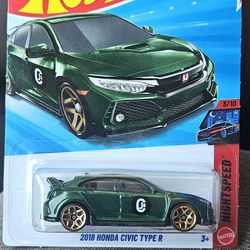 Hot Wheels Honda Civic Type R.