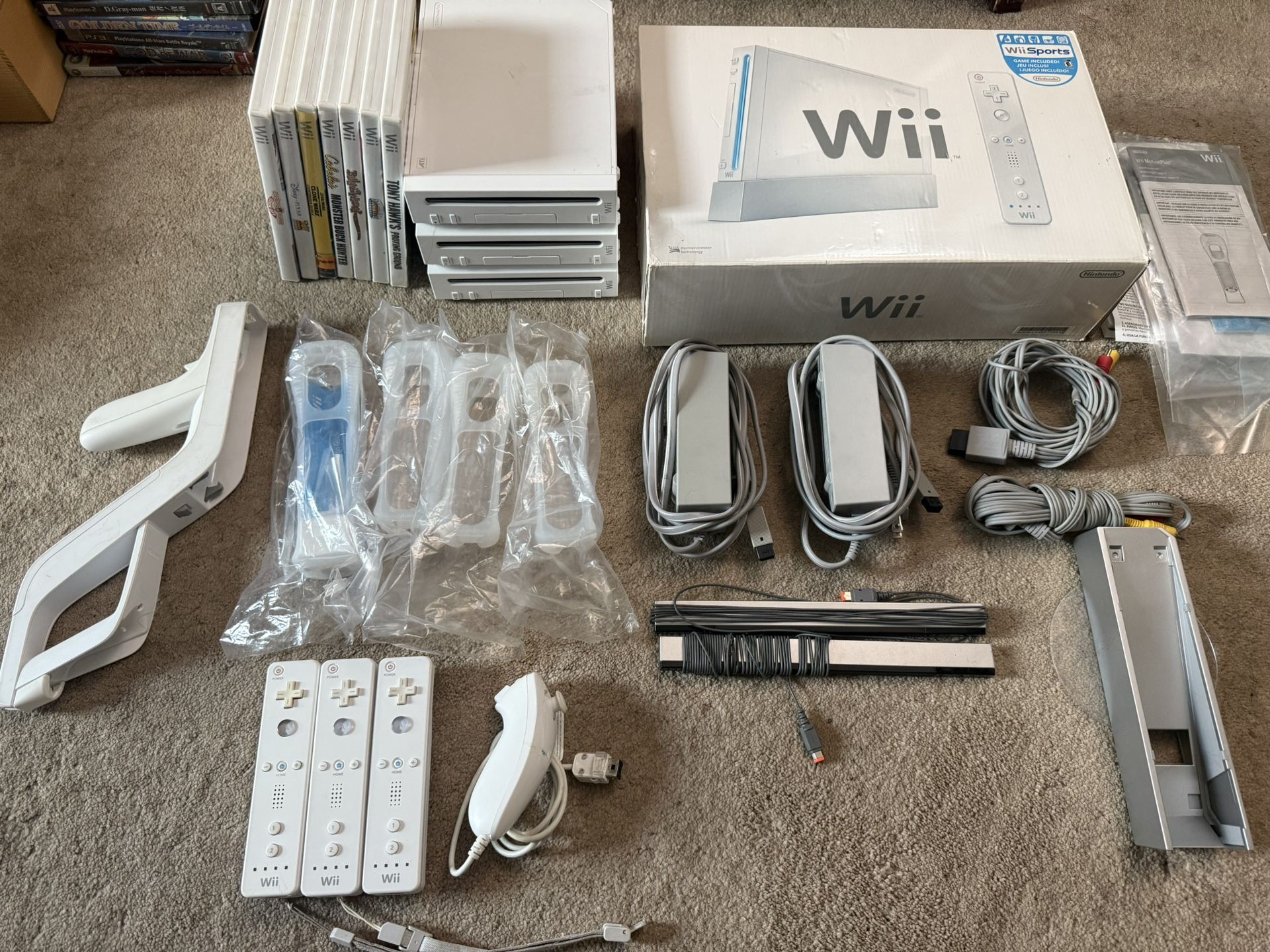 (3x) Nintendo Wii Consoles Bundle Tested Complete SELL/TRADE