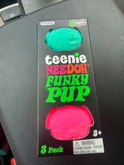 Teenie Needoh Funky Pup 3 Pack