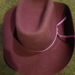 Women's Maxi-Felt Wool Cowboy Western Hat - Sz. 6 7/8