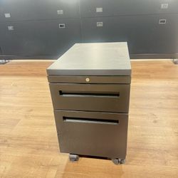 Black File Cabinet