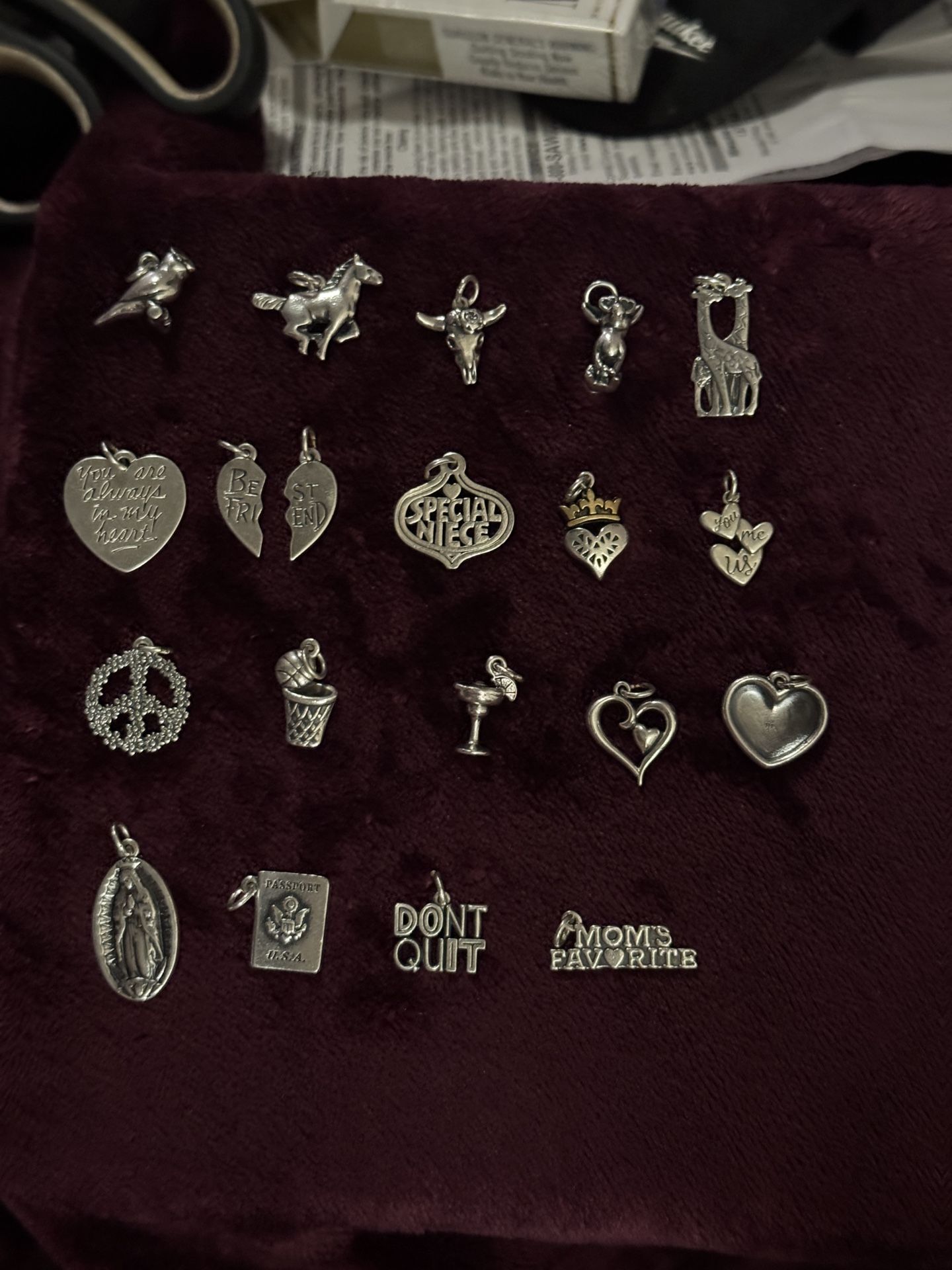 James Avery Charms Sterling Silver
