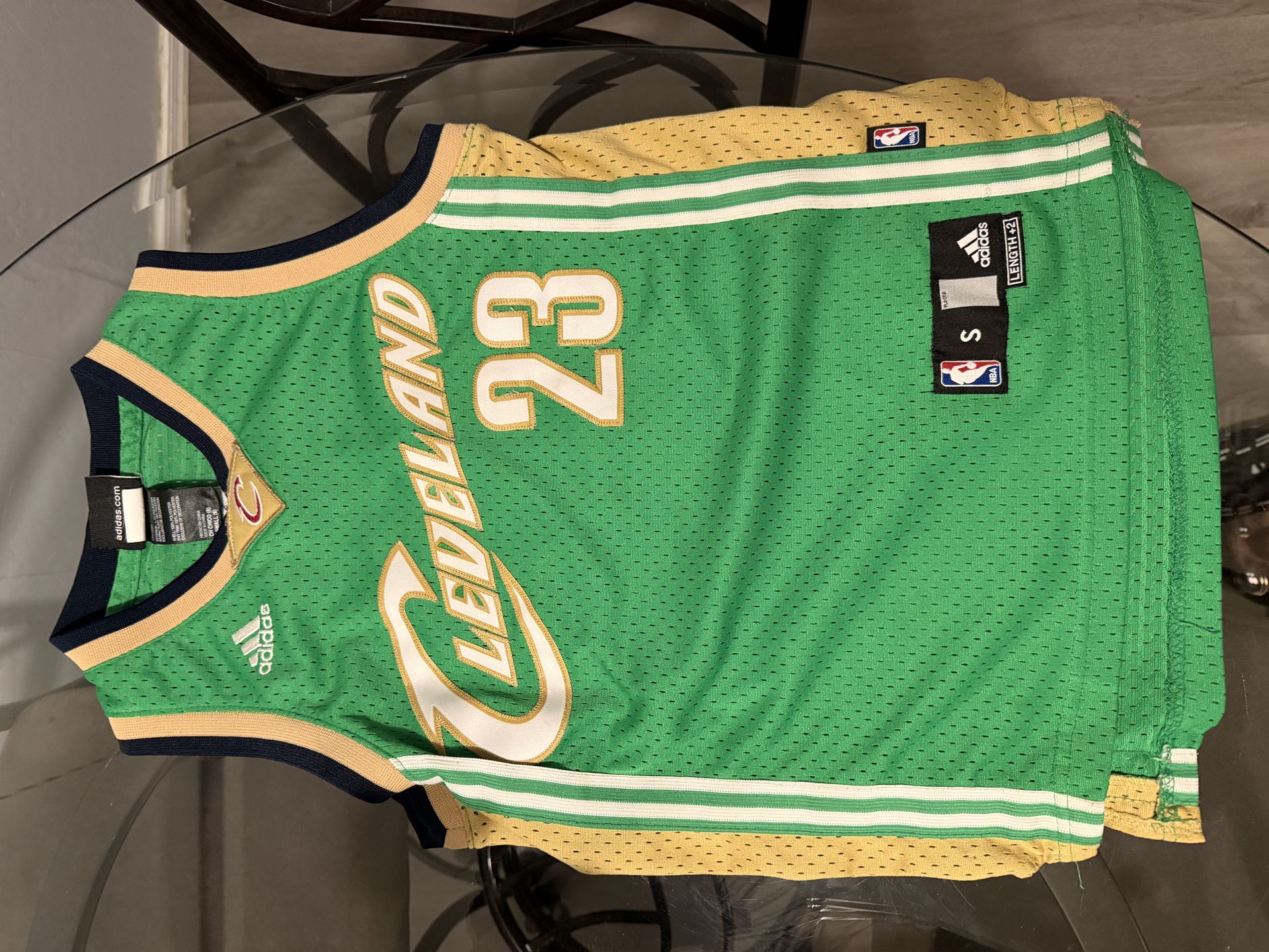 Boys st paddy’s day LeBron James jersey
